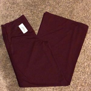 F21 burgundy long pants